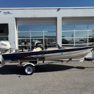 1997 16' Crestliner "Kodiac 16 SC" Aluminum Fishing Boat